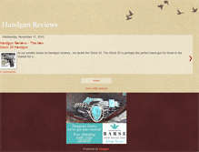 Tablet Screenshot of besthandgunreviews.blogspot.com