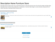 Tablet Screenshot of description-furniture.blogspot.com