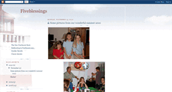 Desktop Screenshot of lifewithfiveblessings.blogspot.com