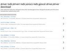 Tablet Screenshot of driver-arsivi.blogspot.com