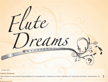 Tablet Screenshot of flutedreams.blogspot.com