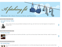 Tablet Screenshot of fetchingfit.blogspot.com