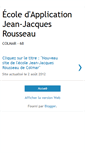Mobile Screenshot of ecolerousseau.blogspot.com