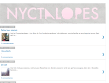 Tablet Screenshot of lesnyctalopes.blogspot.com