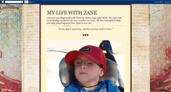 Desktop Screenshot of mylifewithzane.blogspot.com