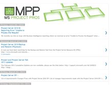 Tablet Screenshot of msprojectpros.blogspot.com