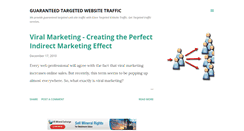 Desktop Screenshot of moretargeted-websitetraffic.blogspot.com