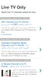 Mobile Screenshot of livetvonly.blogspot.com