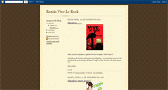 Desktop Screenshot of bandavivelerock.blogspot.com