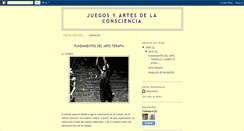 Desktop Screenshot of juegosyartesdelaconsciencia.blogspot.com