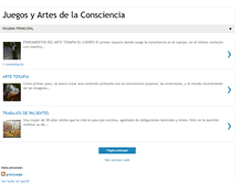 Tablet Screenshot of juegosyartesdelaconsciencia.blogspot.com