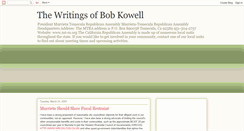 Desktop Screenshot of bobkowell.blogspot.com