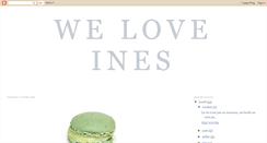 Desktop Screenshot of i-love-ines.blogspot.com