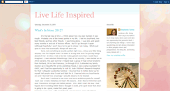 Desktop Screenshot of livelifeinspired1120.blogspot.com