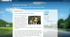 Desktop Screenshot of airbrushtanningnews.blogspot.com