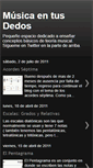 Mobile Screenshot of musicaentusdedos.blogspot.com