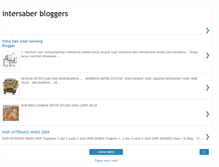 Tablet Screenshot of intersaberbloggers.blogspot.com