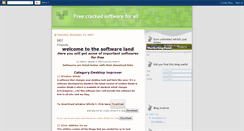 Desktop Screenshot of freecrackedsoftwares.blogspot.com