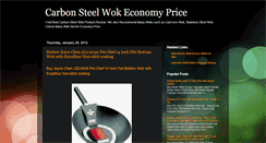 Desktop Screenshot of carbonsteelwokreview.blogspot.com