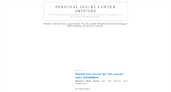 Desktop Screenshot of injury-lawyer-article.blogspot.com