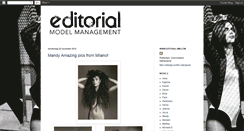 Desktop Screenshot of editorialmodelmanagement.blogspot.com