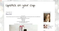 Desktop Screenshot of lipstickonyourcup.blogspot.com