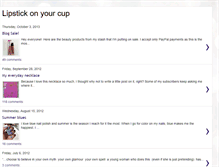 Tablet Screenshot of lipstickonyourcup.blogspot.com