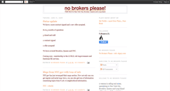 Desktop Screenshot of nobrokersplease.blogspot.com