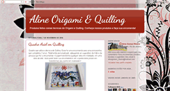 Desktop Screenshot of aline-origamis.blogspot.com