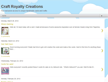 Tablet Screenshot of craftroyalty.blogspot.com