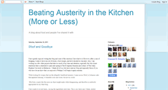 Desktop Screenshot of beatingausterity.blogspot.com