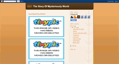 Desktop Screenshot of mysteriouslyworld.blogspot.com