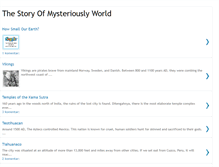 Tablet Screenshot of mysteriouslyworld.blogspot.com