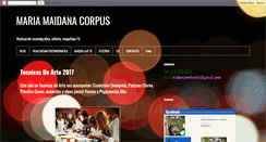 Desktop Screenshot of mariamaidanacorpus.blogspot.com