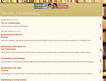 Tablet Screenshot of 1book-binding.blogspot.com