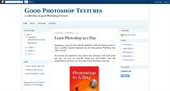 Desktop Screenshot of good-photoshop-textures.blogspot.com