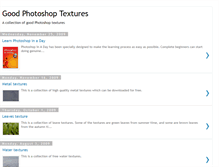 Tablet Screenshot of good-photoshop-textures.blogspot.com