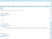 Tablet Screenshot of gazozunalig.blogspot.com