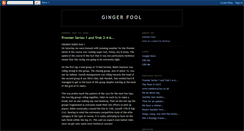 Desktop Screenshot of gingerfool.blogspot.com