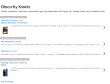 Tablet Screenshot of obscurityknocks-steve.blogspot.com