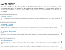 Tablet Screenshot of matzafamily.blogspot.com