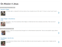 Tablet Screenshot of onmission4jesus.blogspot.com