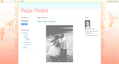 Desktop Screenshot of pasjaviolett.blogspot.com