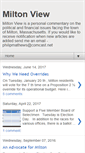 Mobile Screenshot of miltonview.blogspot.com