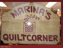 Tablet Screenshot of marinasquiltcorner.blogspot.com