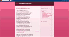 Desktop Screenshot of good-moral-stories.blogspot.com