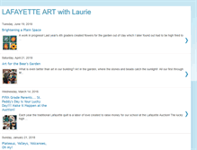 Tablet Screenshot of lafayetteartwithlaurie.blogspot.com