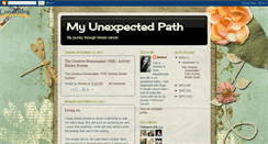 Desktop Screenshot of myunexpectedpath.blogspot.com