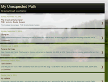 Tablet Screenshot of myunexpectedpath.blogspot.com