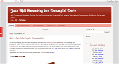 Desktop Screenshot of jasagrounding-penangkalpetir.blogspot.com